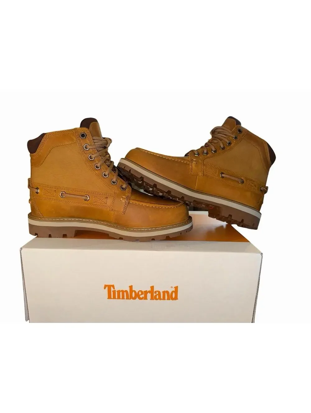 Mens Timberland Britton Road Wheat Full Grain Boot Size 7.5M